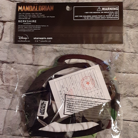 DISNEY'S BABY YODA/GROGU FACE MASKS SET OF 3 - Picture 5 of 5